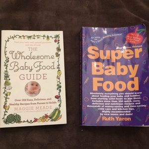 Baby Food Cookbook lot